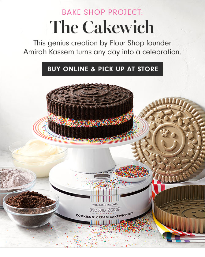 BAKE SHOP PROJECT: The Cakewich - This genius creation by Flour Shop founder Amirah Kassem turns any day into a celebration. BUY ONLINE & PICK UP AT STORE