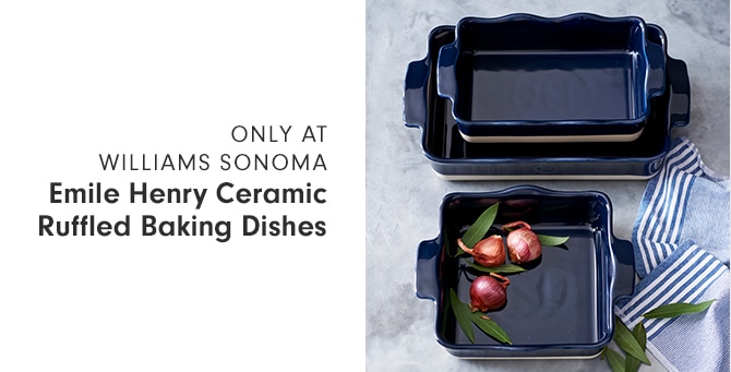 Emile Henry Ceramic Ruffled Baking Dishes