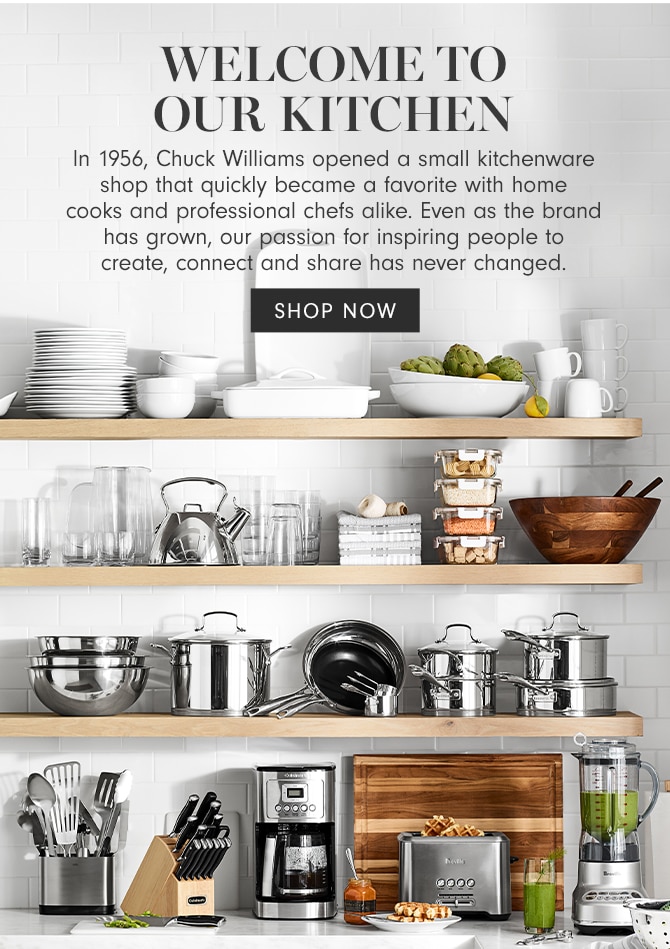 WELCOME TO OUR KITCHEN - SHOP NOW