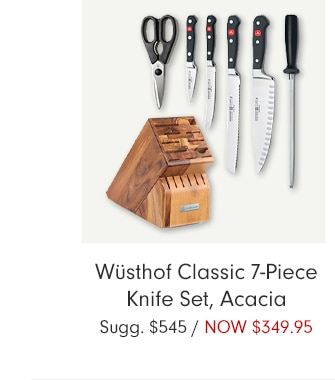 Wüsthof Classic 7-Piece Knife Set, Acacia - NOW 349.95