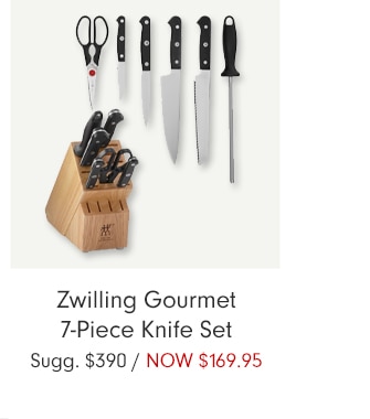 Zwilling Gourmet 7-Piece Knife Set- NOW $169.95