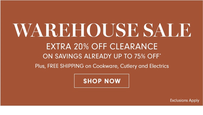 UP TO 75% OFF CLEARANCE - SHOP IN STORES & ONLINE