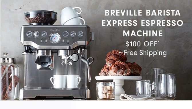 BREVILL BARISTA EXPRESS ESPRESSO MACHINE - $100 OFF* + Free Shipping