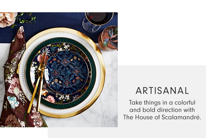 ARTISANAL - Take things in a colorful and bold direction with The House of Scalamandré.