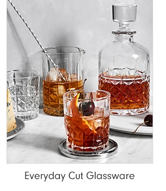 Everyday Cut Glassware