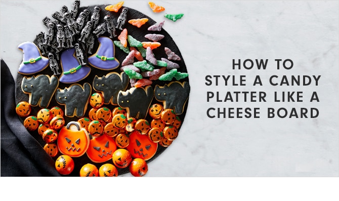 HOW TO STYLE A CANDY PLATTER LIKE A CHEESE BOARD