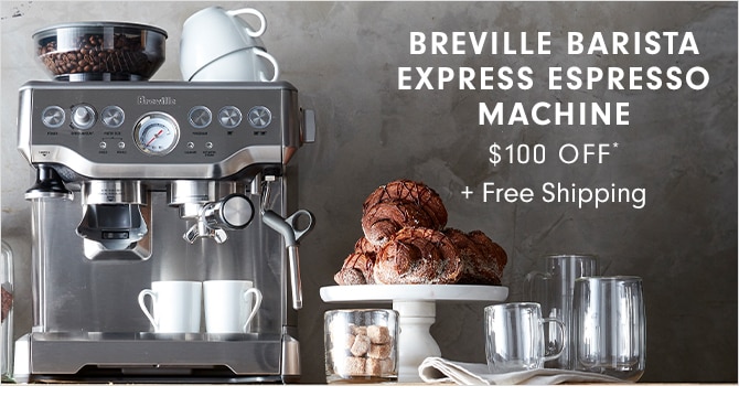 BREVILLE BARISTA EXPRESS ESPRESSO MACHINE - $100 OFF** + Free Shipping