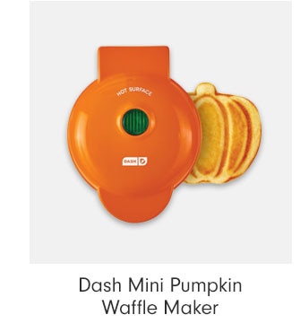 Dash Mini Pumpkin Waffle Maker