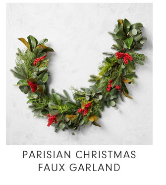 PARISIAN CHRISTMAS FAUX GARLAND