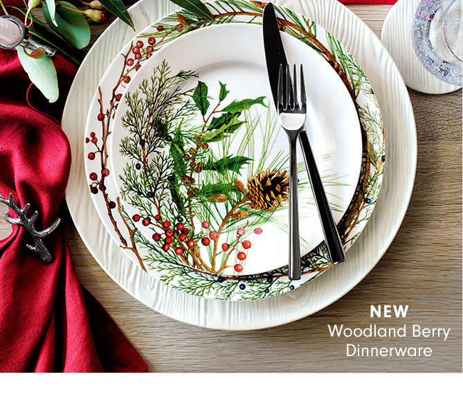 NEW Woodland Berry Dinnerware