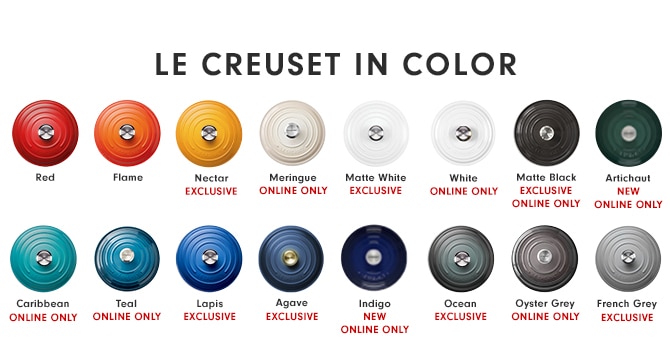 LE CREUSET IN COLOR