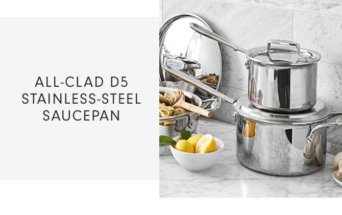 ALL-CLAD D5 STAINLESS-STEEL SAUCEPAN