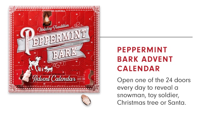 PEPPERMINT BARK ADVENT CALENDAR