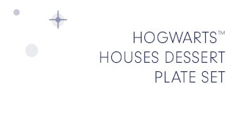 HOGWARTS™ HOUSES DESSERT PLATE SET