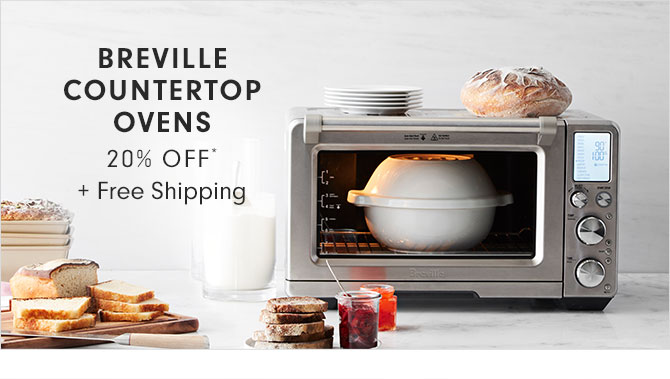 BREVILLE COUNTERTOP OVEN 20% OFF* + Free Shipping