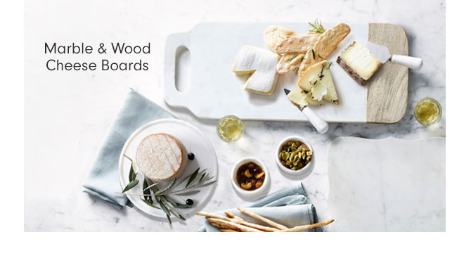 Marble & Wood Cheese Boards