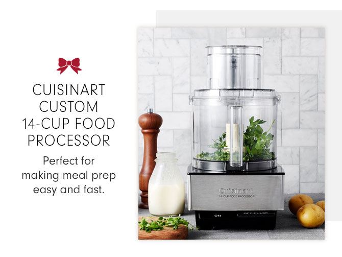 CUISINART CUSTOM 14-CUP FOOD PROCESSOR - Perfect for making meal prep easy and fast.