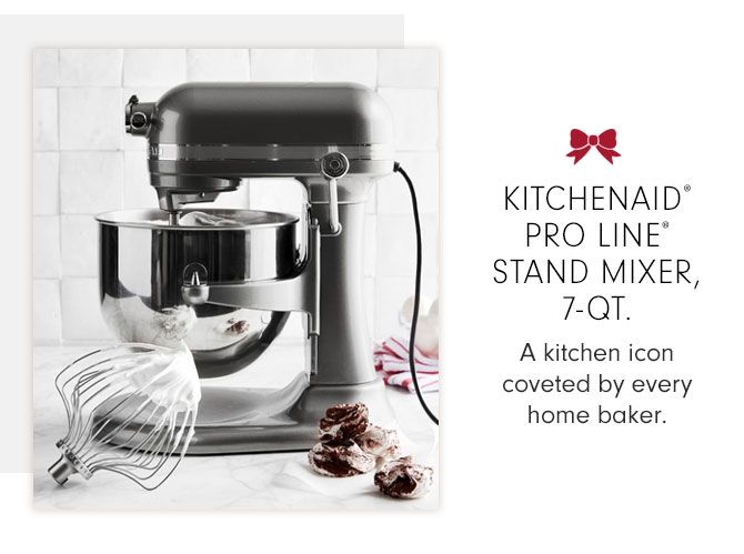 KITCHENAID® PRO LINE® STAND MIXER, 7-QT. - A kitchen icon coveted by every home baker.