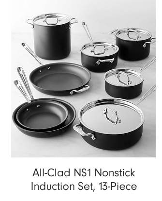 All-Clad NS1 Nonstick Induction Set, 13-Piece