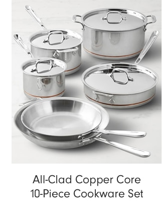 All-Clad Copper Core 10-Piece Cookware Set