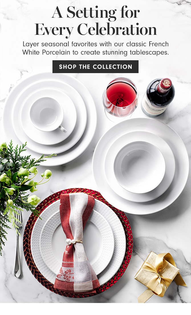 A Setting for Every Celebration - SHOP THE COLLECTION