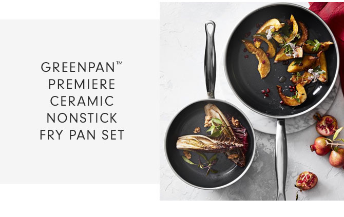 GREENPAN™ PREMIERE CERAMIC NONSTICK FRY PAN SET