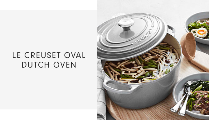 LE CREUSET OVAL DUTCH OVEN