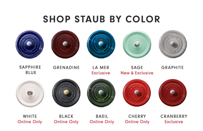 SHOP STAUB BY COLOR