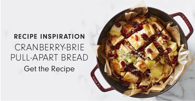 RECIPE INSPIRATION: CRANBERRY-BRIE PULL-APART BREAD