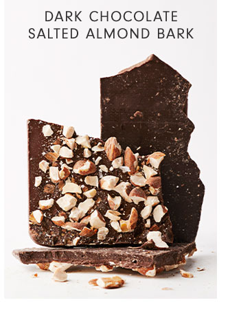 DARK CHOCOLATE SALTED ALMOND BARK