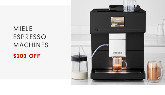 MIELE ESPRESSO MACHINES - $200 OFF*