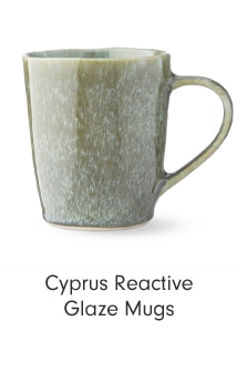 Cyprus Reactive Glaze Mugs