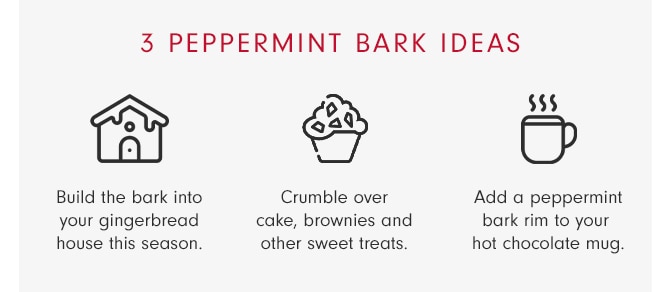 3 PEPPERMINT BARK IDEAS