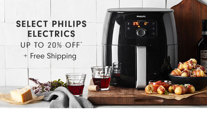 SELECT PHILIPS ELECTRICS UP TO 20% OFF* + Free Shipping