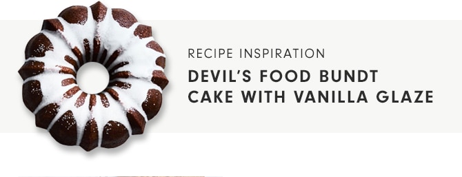 RECIPE INSPIRATION: DEVIL’S FOOD BUNDT CAKE WITH VANILLA GLAZE