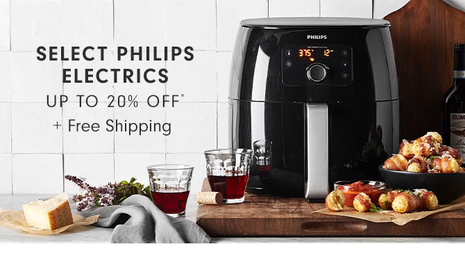 SELECT PHILIPS ELECTRICS - UP TO 20% OFF* + Free Shipping