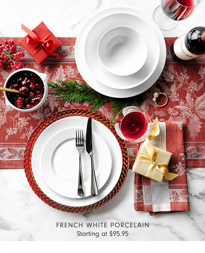 FRENCH WHITE PORCELAIN Starting at $95.95