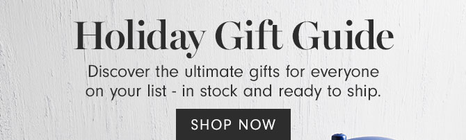 Holiday Gift Guide - Discover the ultimate gifts for everyone on your list - in stock and ready to ship. SHOP NOW