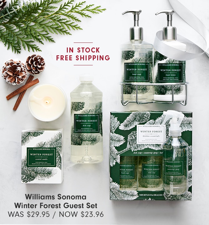 Williams Sonoma Winter Forest Guest Set - NOW $23.96