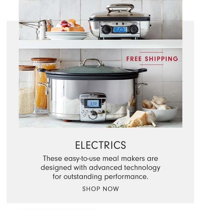 ELECTRICS - SHOP NOW