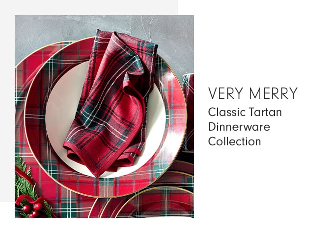 VERY MERRY - Classic Tartan Dinnerware Collection