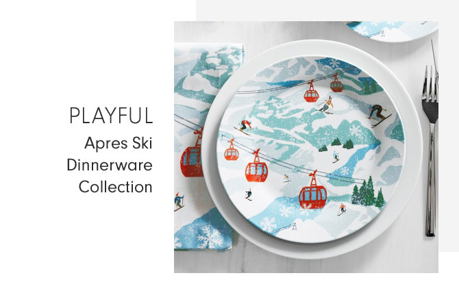 PLAYFUL - Apres Ski Dinnerware Collection