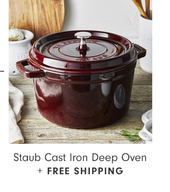 Staub Cast Iron Deep Oven + FREE SHIPPING