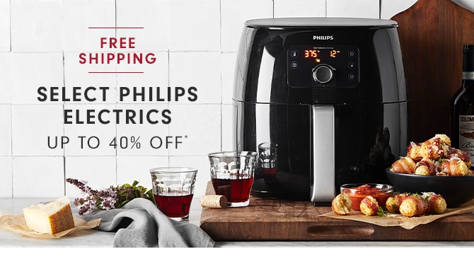 SELECT PHILIPS ELECTRICS UP TO 20% OFF*