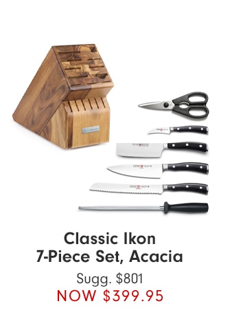 Classic Ikon 7-Piece Set, Acacia - NOW $399.95