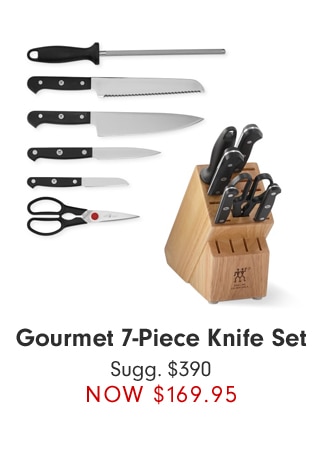 Gourmet 7-Piece Knife Set - NOW $169.95