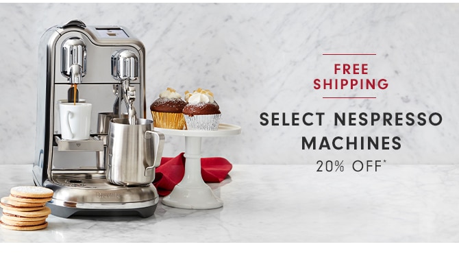 NESPRESSO COFFEE & ESPRESSO MACHINES - 25% OFF*