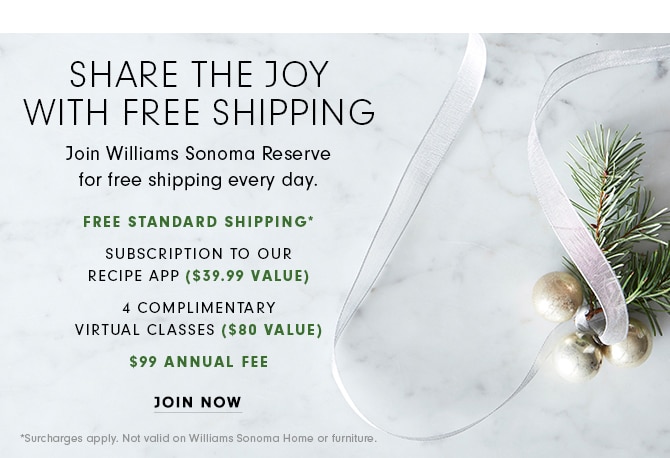 SHARE THE JOY WITH FREE SHIPPING - JOIN NOW