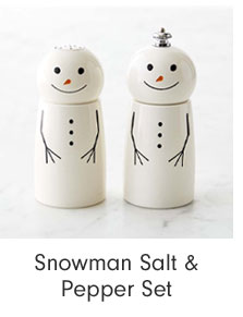 Snowman Salt & Pepper Set