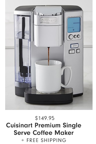 Cuisinart Premium Single Serve Coffee Maker + FREE SHIPPING